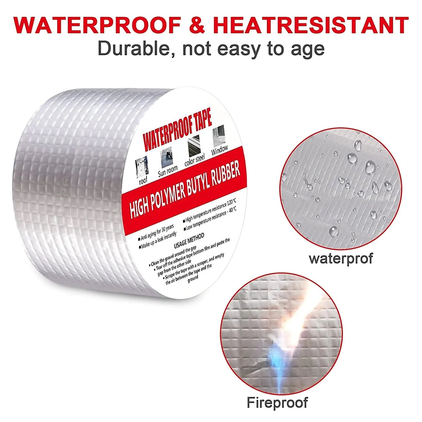 Aliminium Foil Waterproof Sealan Foil Tape (Buy 1 Get 1 Free)