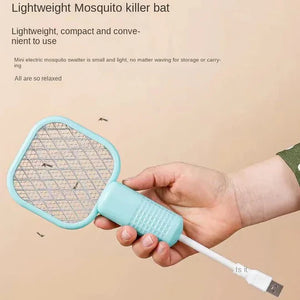 Mosquito Racket, Rechargeable Summer Fly Swatters Trap