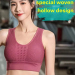 Shockproof Push-Up Breathable Mesh Sports Bra