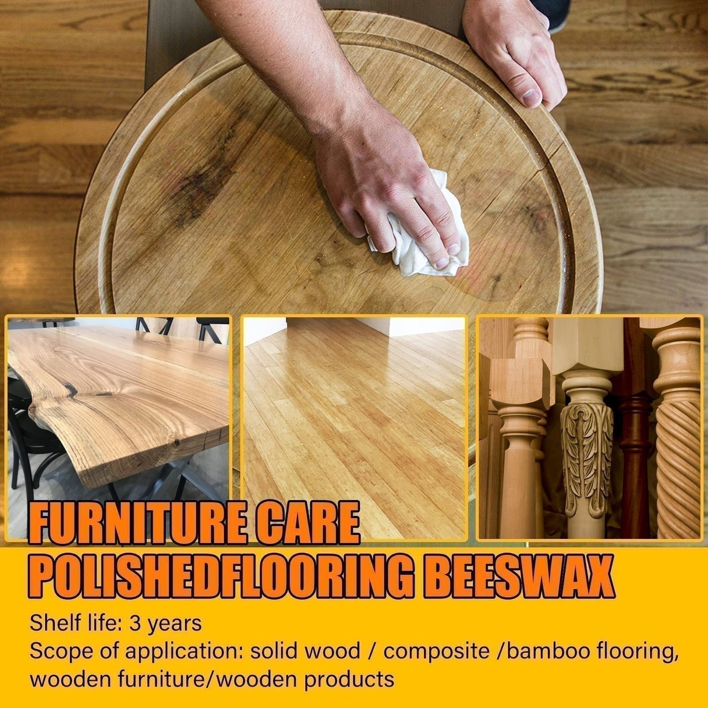 IMPORTED BEEWAX WOOD FURNITURE POLISH™ (Buy 1 Get 1 Free)