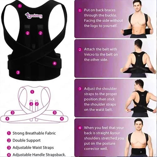 Imported Posture Corrector Belt Now In Just 1499 😍