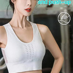 Shockproof Push-Up Breathable Mesh Sports Bra