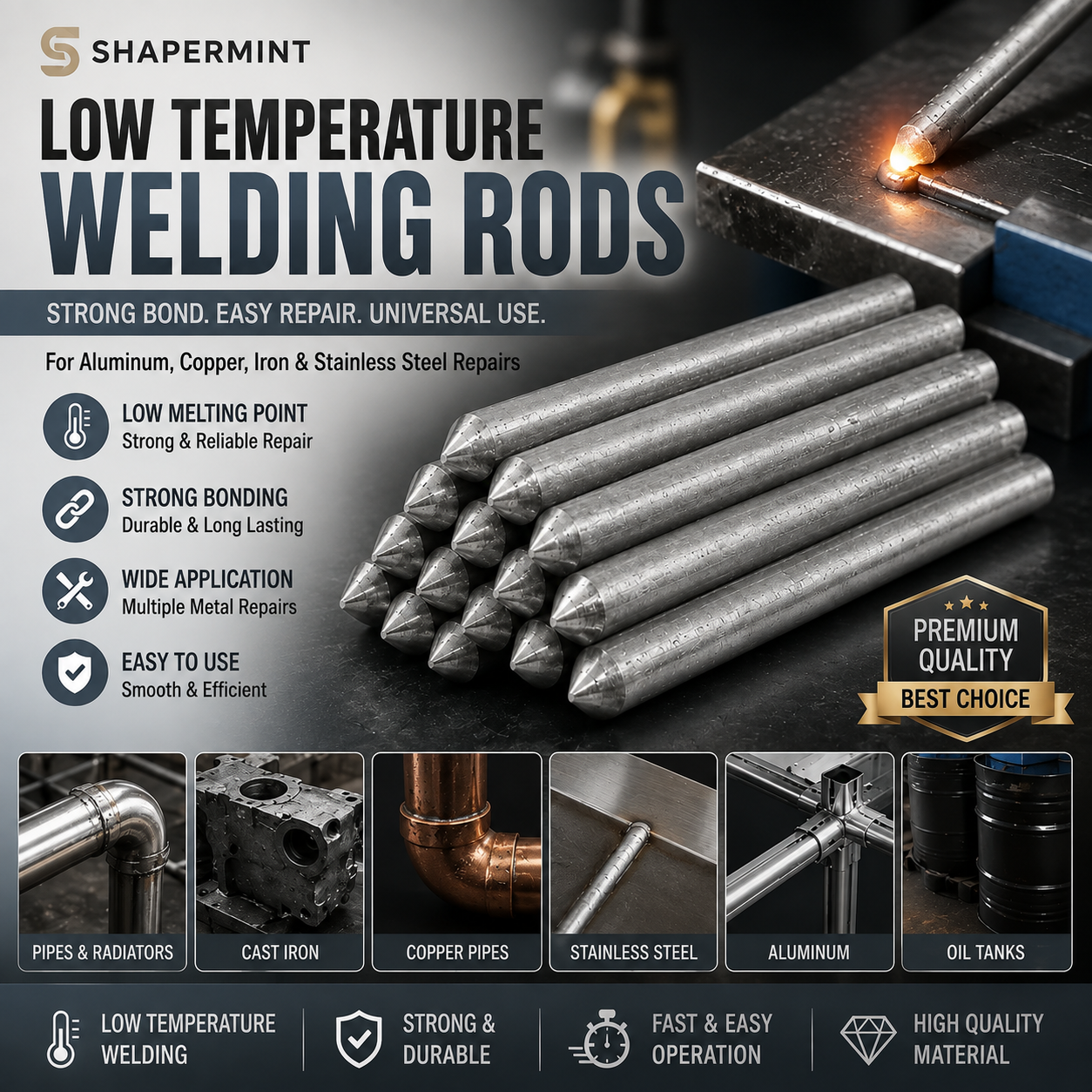 Imported Low Temperature Welding Rods – Universal Metal Repair