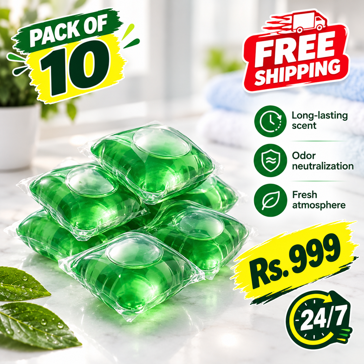 Imported DrainX Drain Clogged Pod (Pack Of 10 In Just 999)