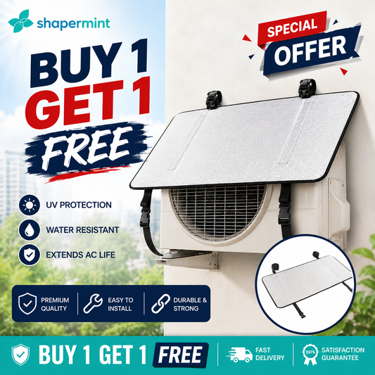 Buy 1 Get 1 Free Imported Outdoor AC Unit Sun Shield Cover ( Pack Of 1 + 1 )