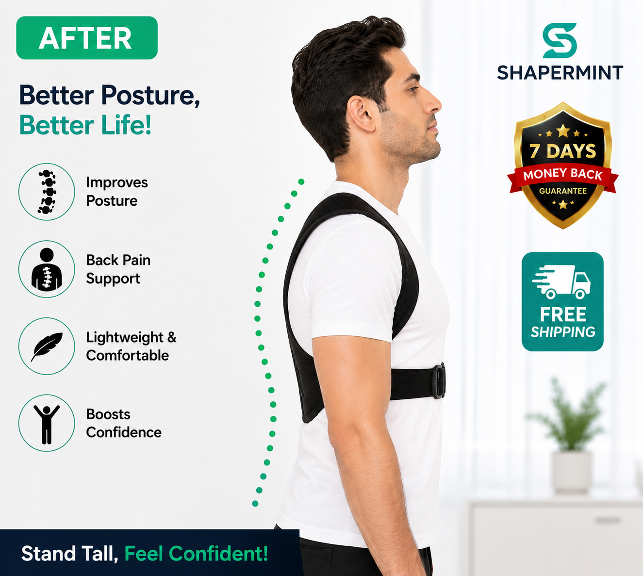 Imported Posture Corrector Belt Now In Just 1499 😍
