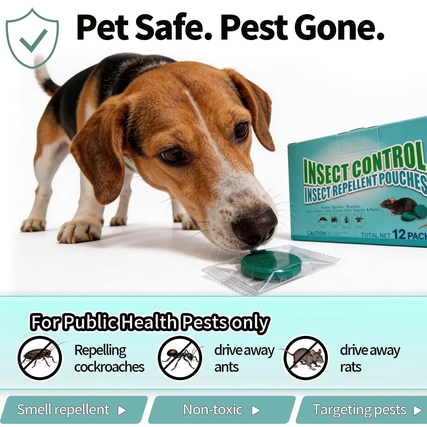 Pack Of 5 Imported Strong Pest Control Bait – Fast Action ( Buy 1 Get 4 Free)