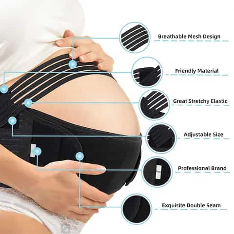 Imported Maternity Support Belt | Supportive & Adjustable Pregnancy Belt