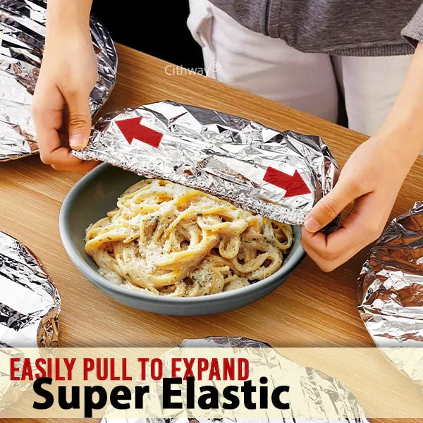 Reusable Aluminum Foil Food Wrap Covers (Pack Of 20 Pieces)