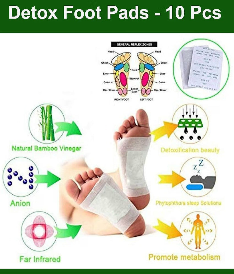 Imported Kinoki Foot Care Pads – Natural Herbal Sleep-Time Patches