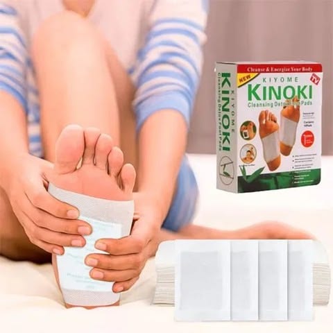 Imported Kinoki Foot Care Pads – Natural Herbal Sleep-Time Patches
